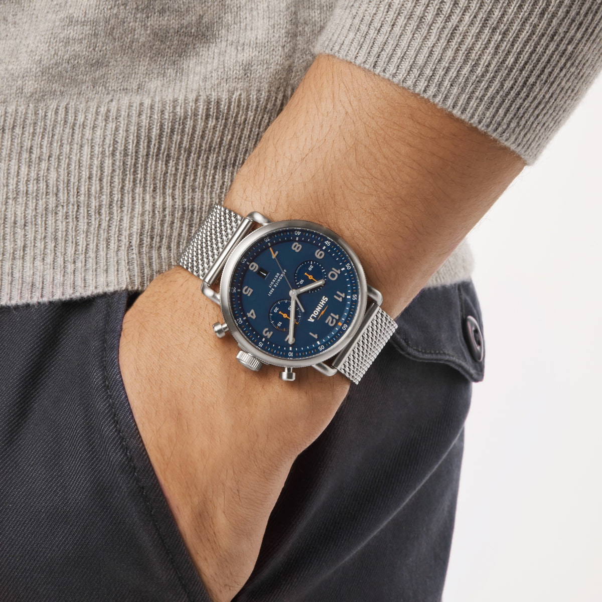 Canfield C56 Chronograph Watch - Continental Blue