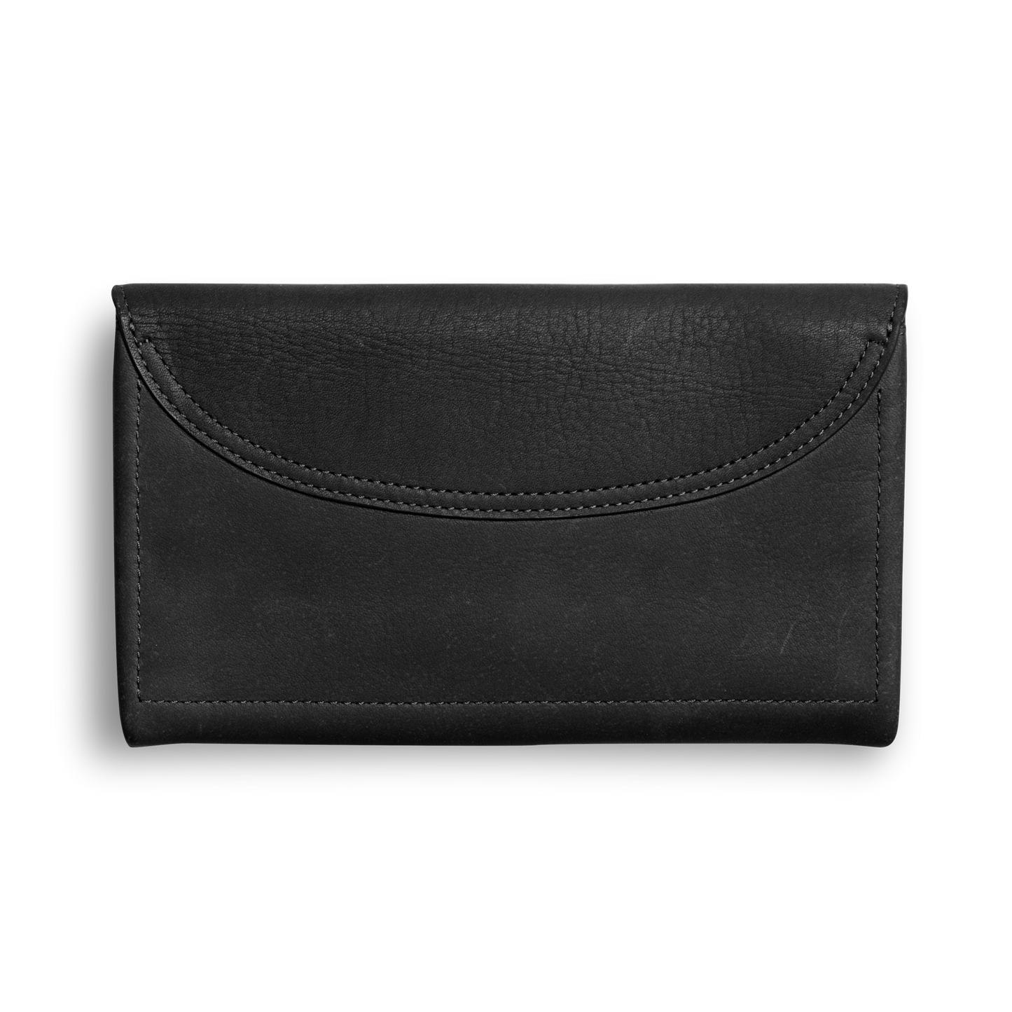 Birdy Large Snap Wallet - Black