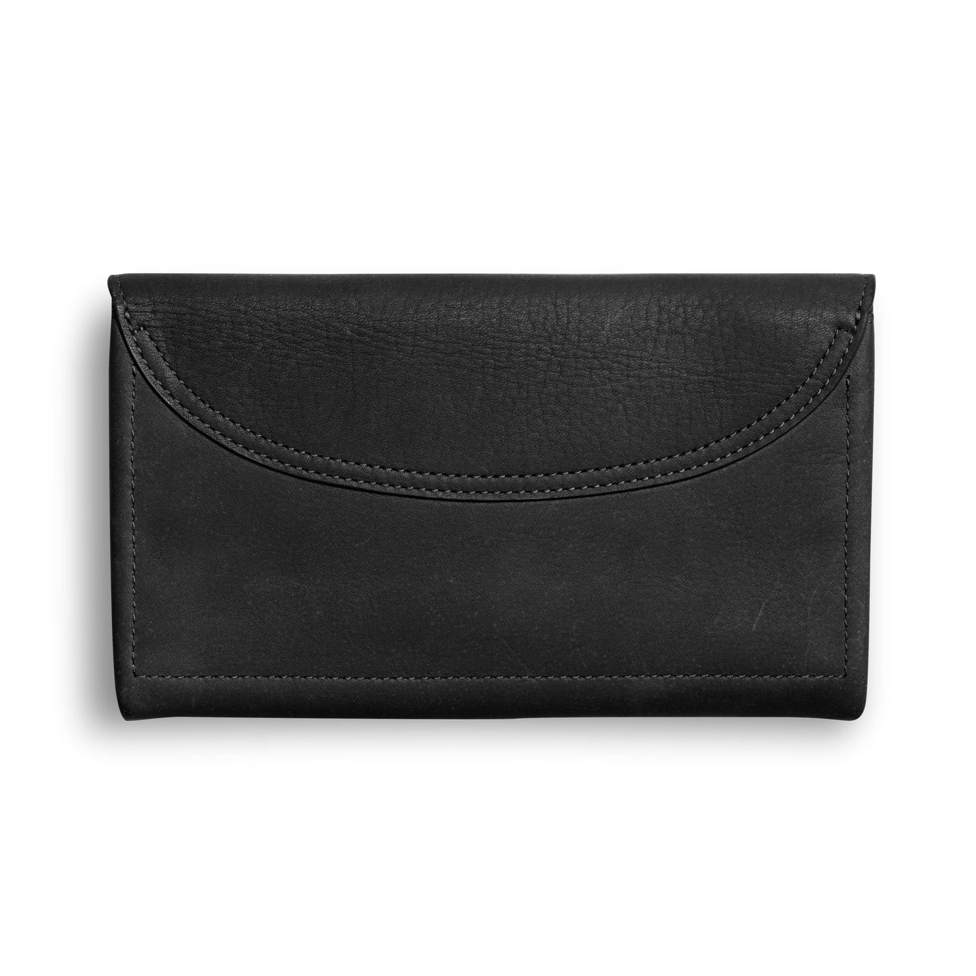 Birdy Large Snap Wallet - Black