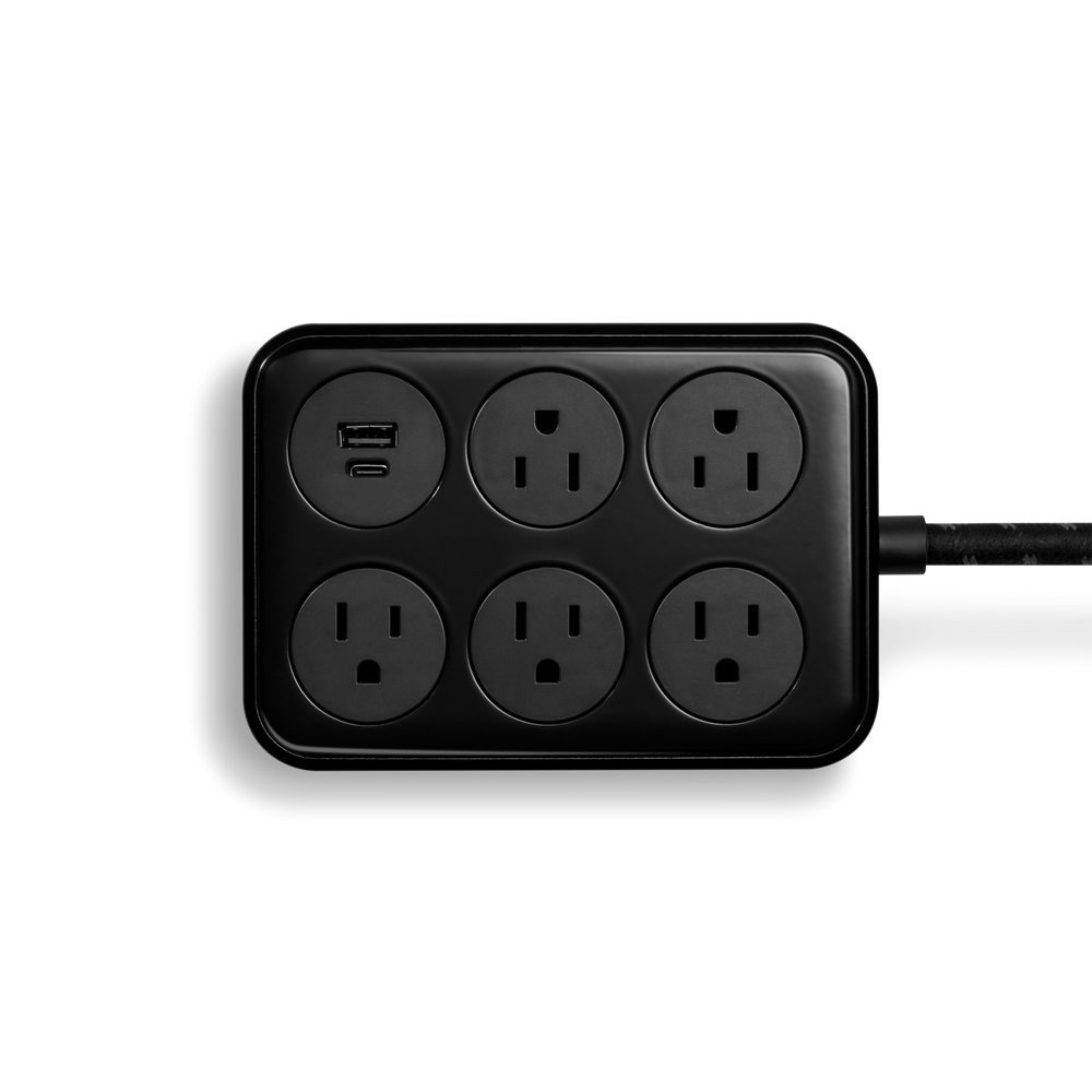 5 Port Power Supply - Black