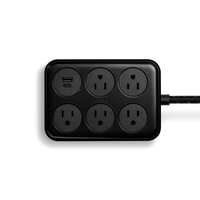 5 Port Power Supply - Black