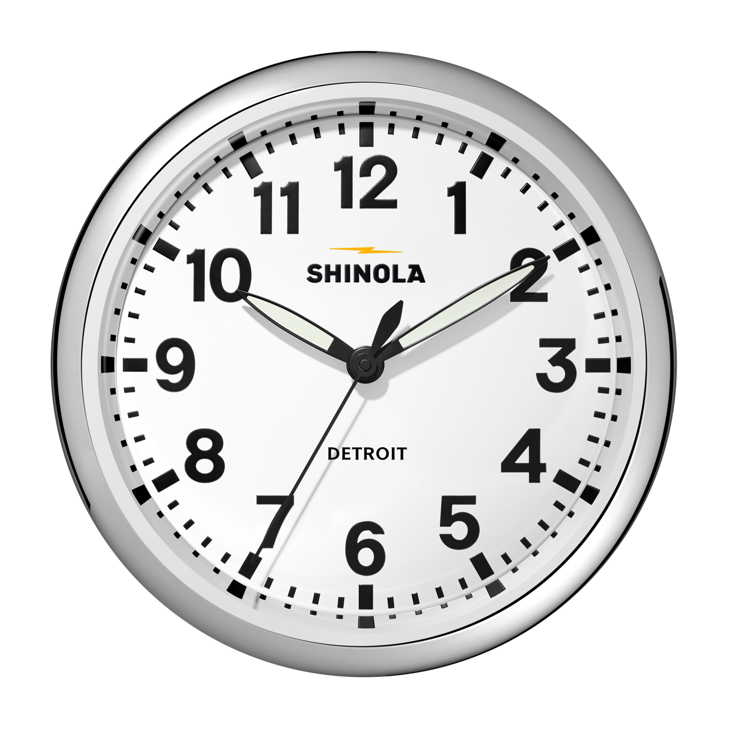14" Runwell Clock - White