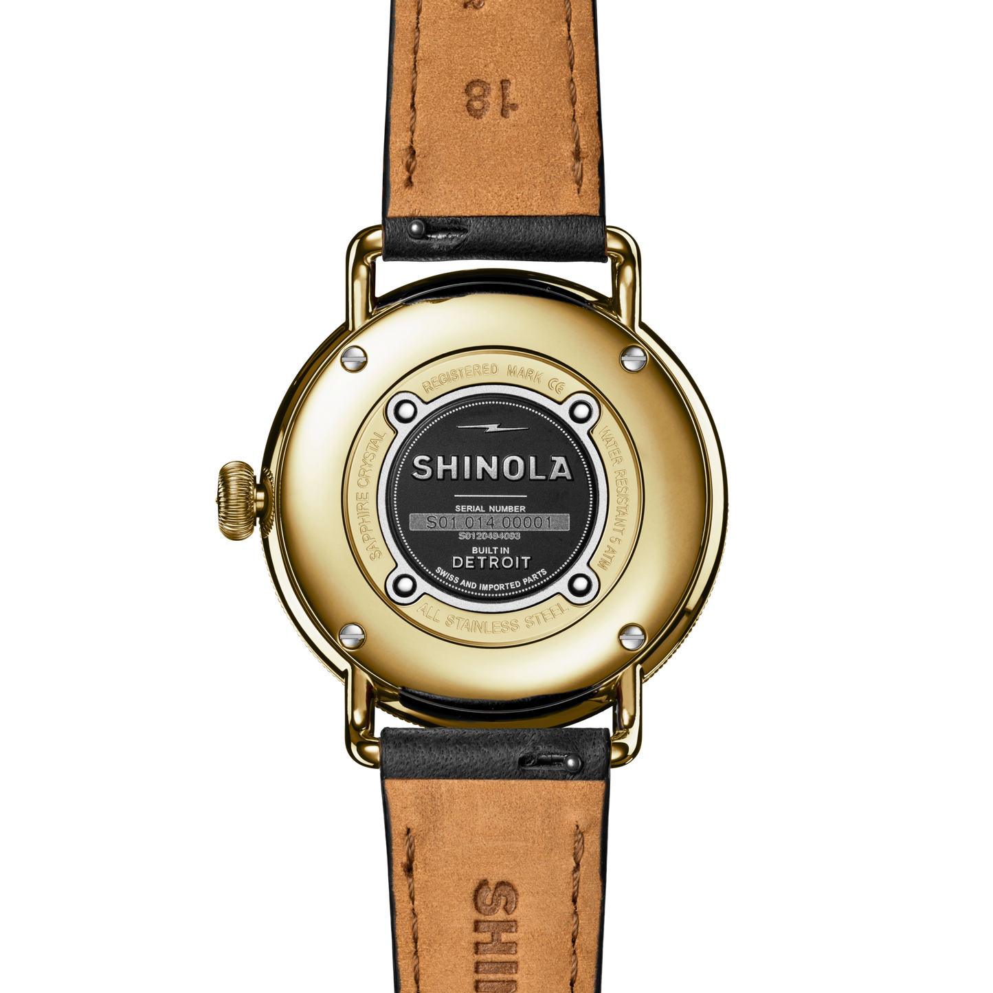 Canfield Watch - Black/Gold