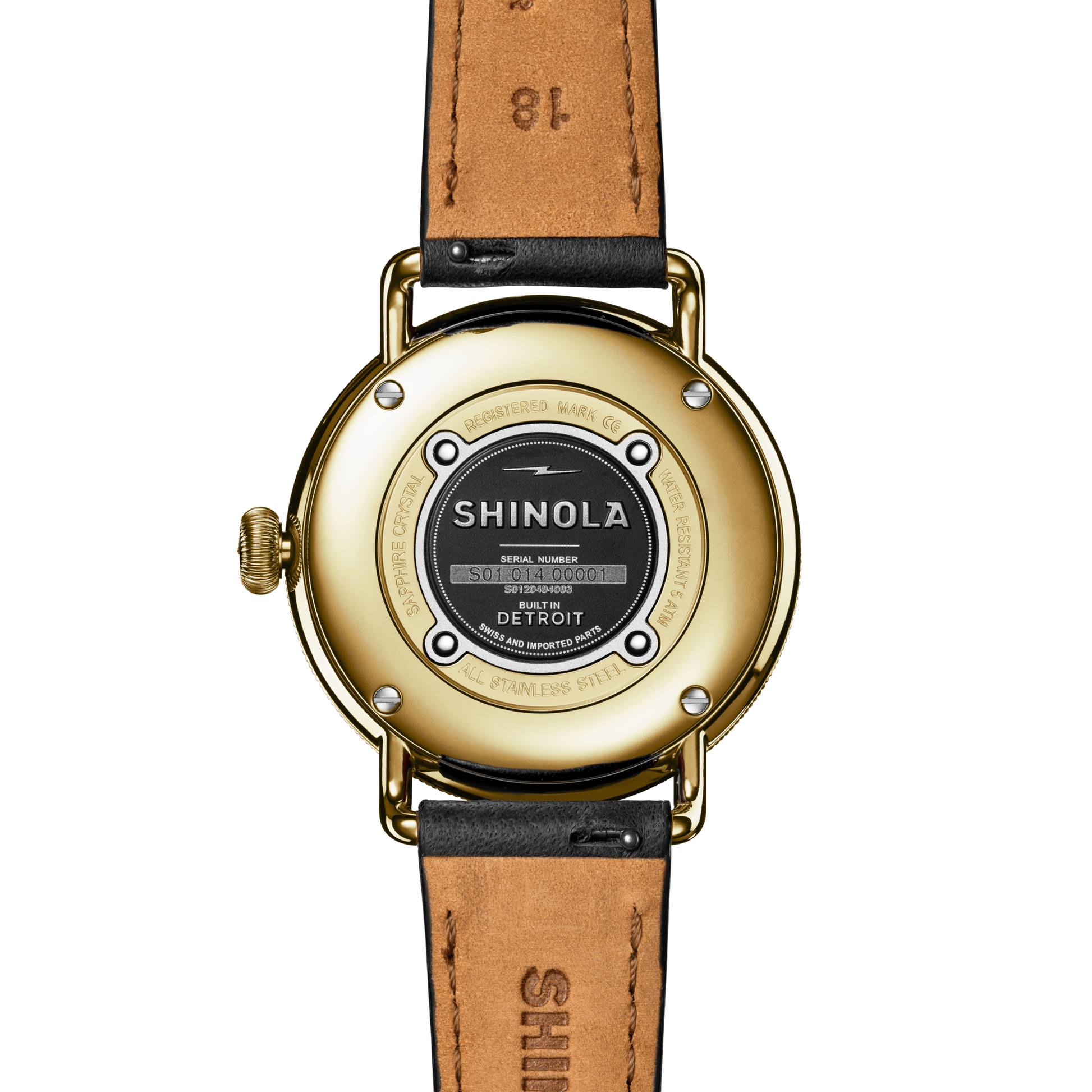 Canfield Watch - Black/Gold