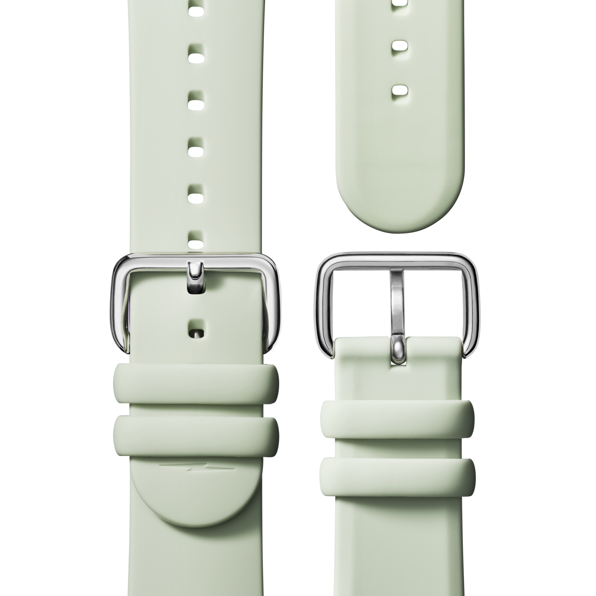 22mm Mint Silicone Watch Strap - Mint