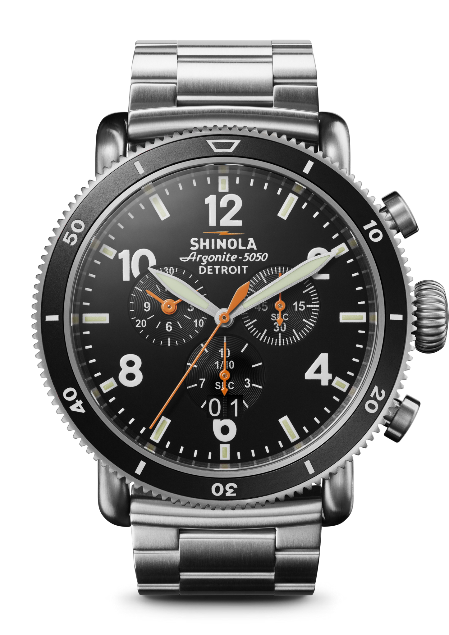 Runwell Black Blizzard Watch - Black