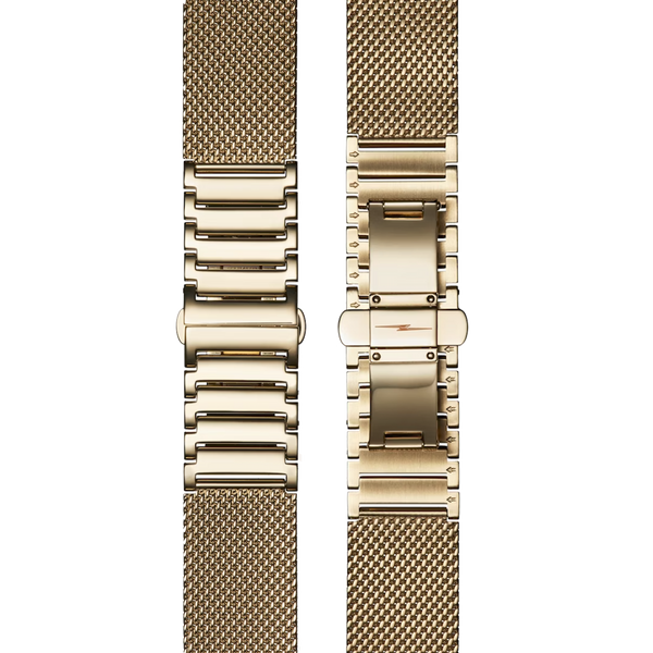 14mm Gold Mesh Bracelet | Shinola