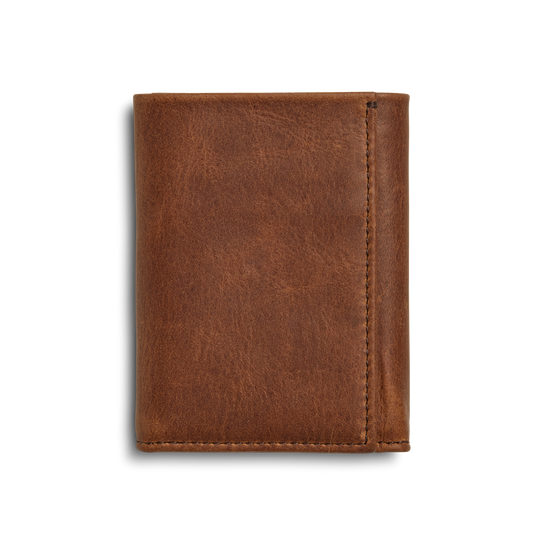 Trifold Wallet - Medium Brown