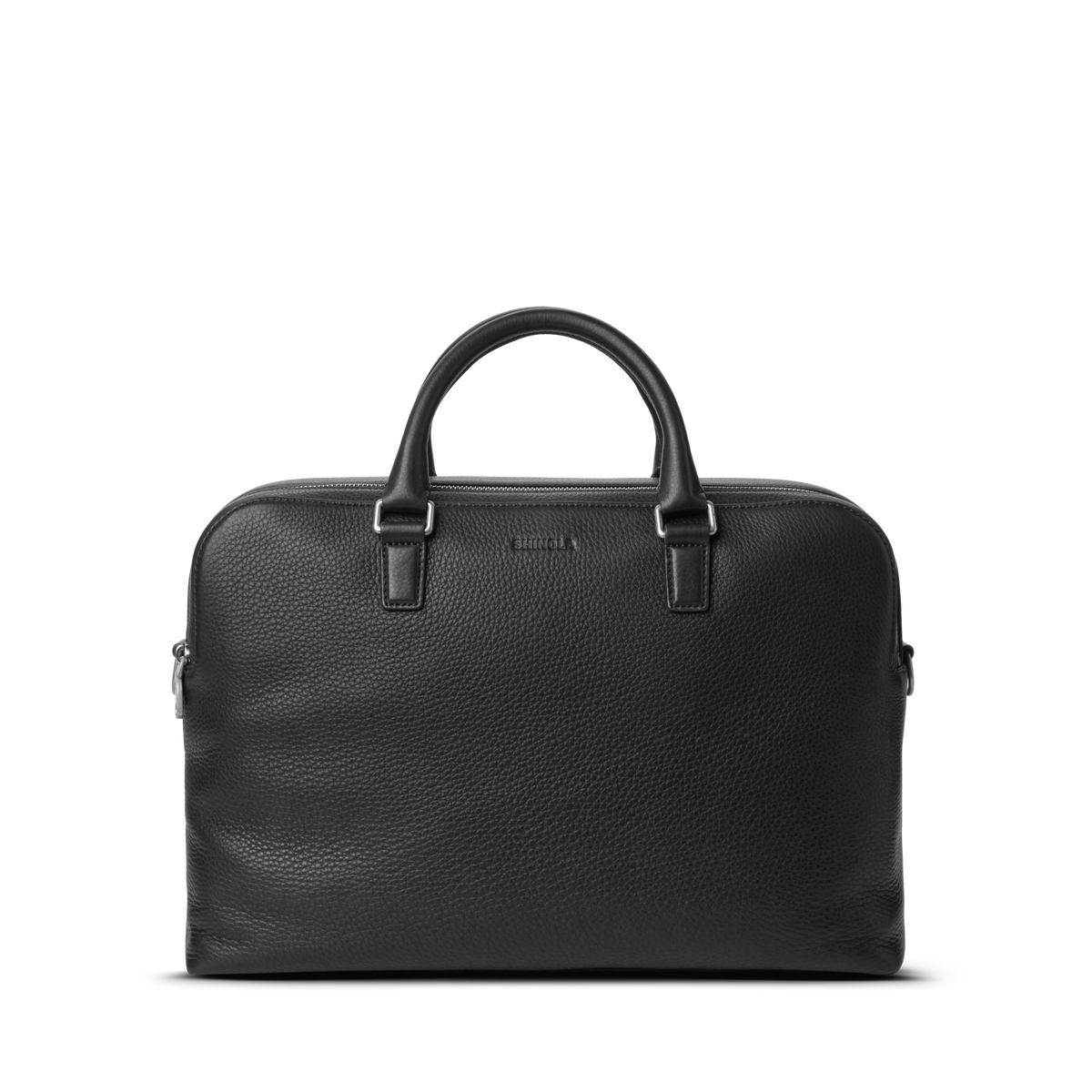 Double Zip Briefcase - Black