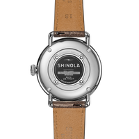 Canfield Watch - Gray Brown Alligator Strap