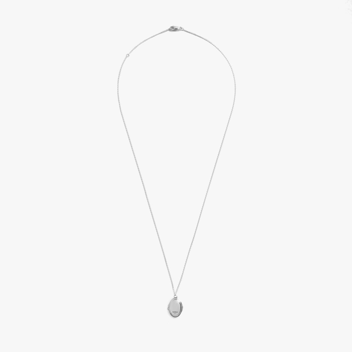 Heirloom Petite Locket Necklace - Sterling Silver