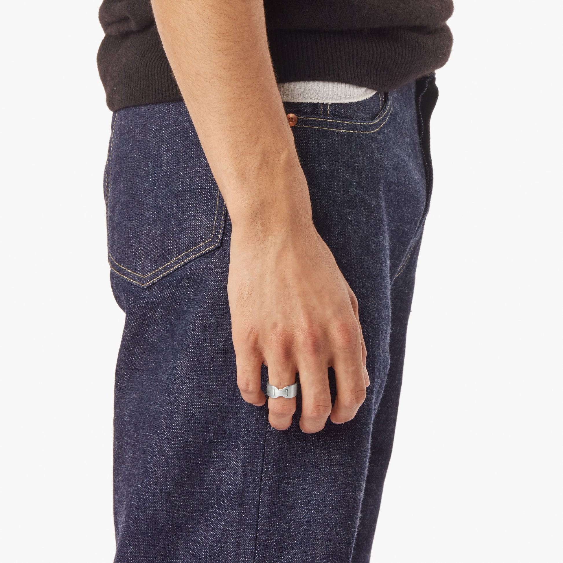 Men's Tag Ring - Sterling Silver