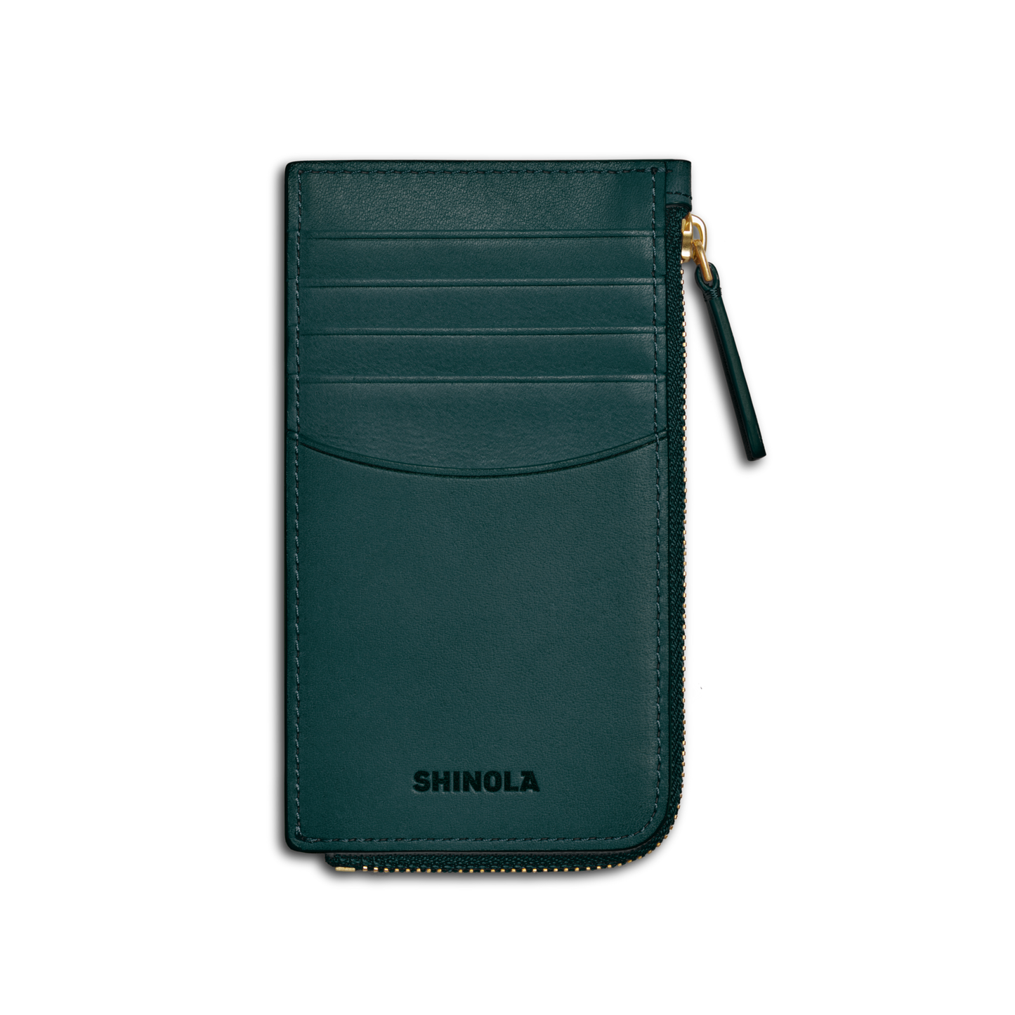 Zip Around Card Case - Emerald