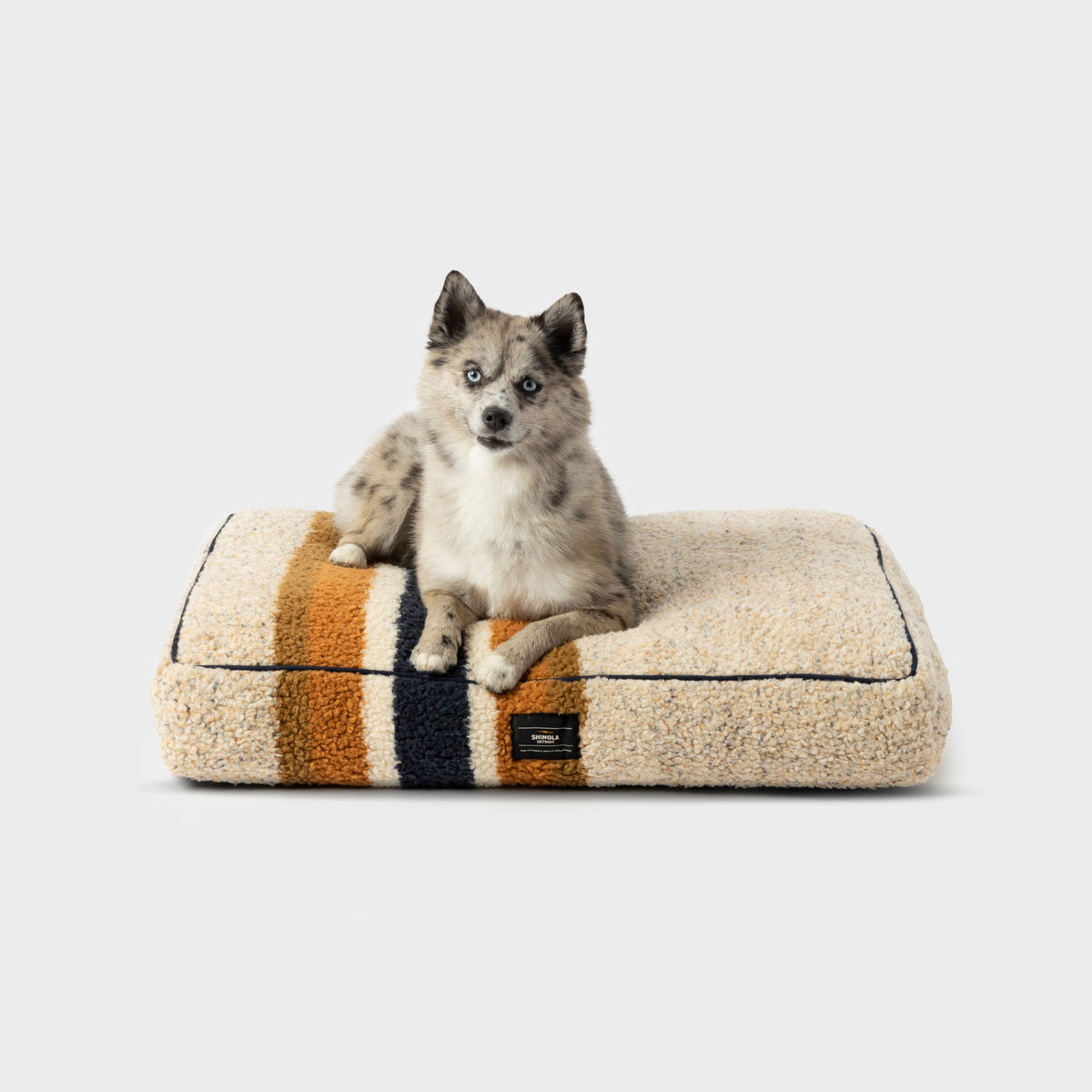 Napper Pillow Dog Bed - Stripe Oat