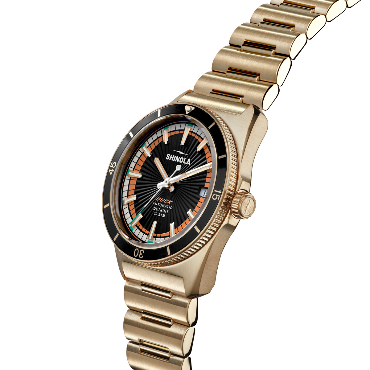 Duck Automatic Watch - Black/Gold