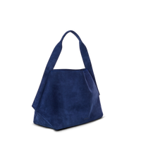 Derby Shoulder Bag - Sapphire Suede
