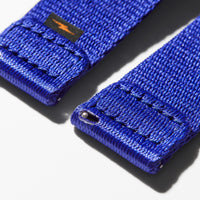 20mm Cobalt Blue Split Nylon Apple Watch Strap - Cobalt