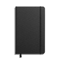 Medium Hard Grid Journal - Black