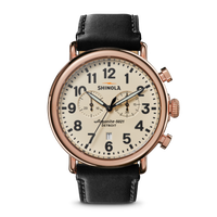 Runwell Chronograph Watch - Cream