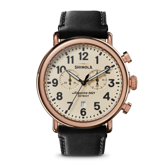 Runwell Chronograph Watch - Cream