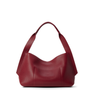 Medium Derby Shoulder Bag - Ruby