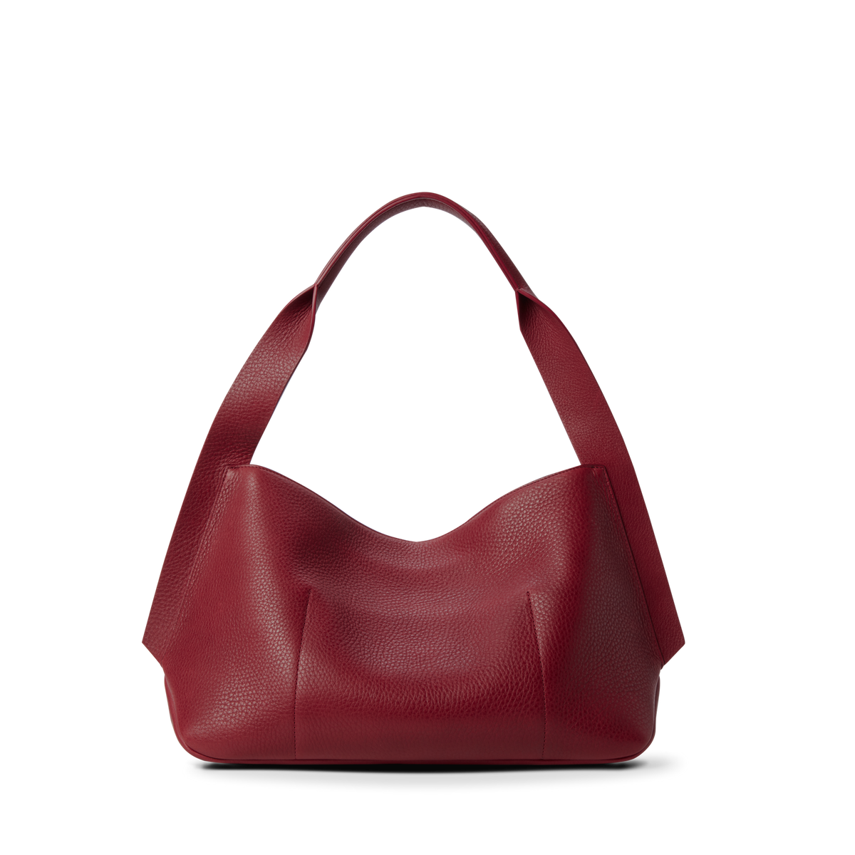 Medium Derby Shoulder Bag - Ruby