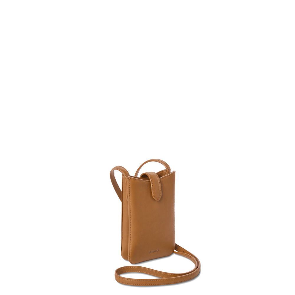 Bixby Phone Crossbody - Tan