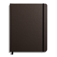 Large Hard Ruled Journal - Espresso