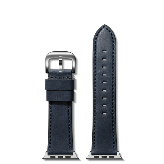 Strap: 24/22 Blarney, SW RR Classic, Silver - Navy
