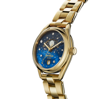 Celestial Derby Watch - Blue Mother of Pearl Diamonds