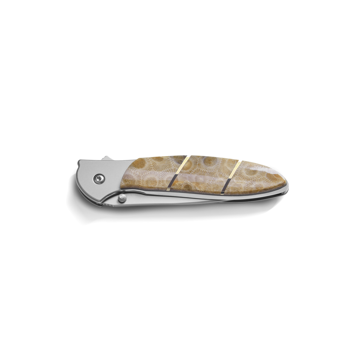 Shinola + Kershaw Petoskey Stone Pocket Knife - Petoskey