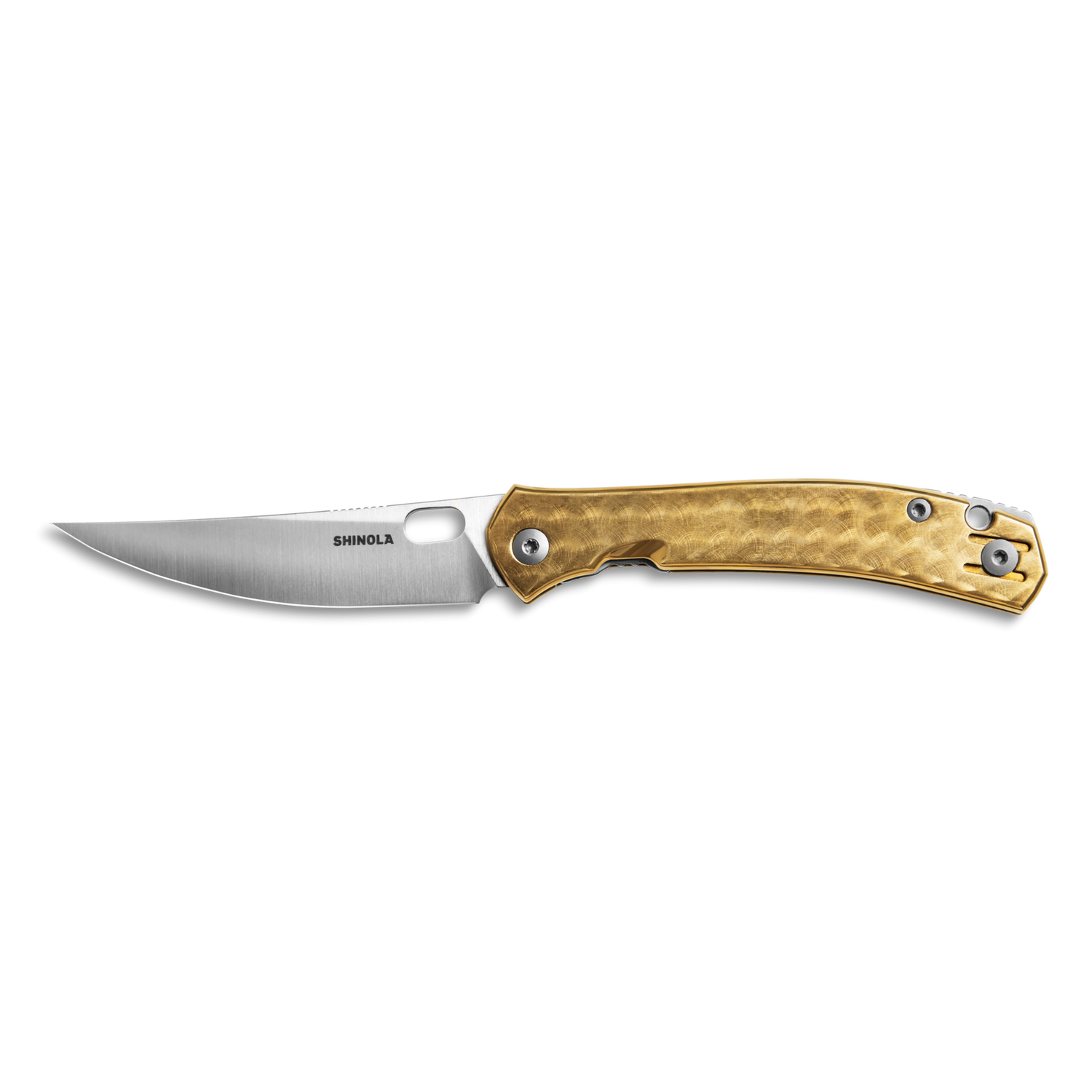 Shinola X Giant Mouse Brass Perlage Knife