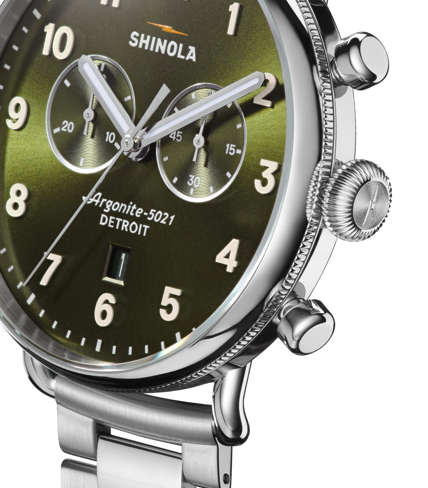Canfield Chronograph Watch - Dark Olive Canfield Chronograph Watch - Dark Olive