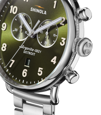 Canfield Chronograph Watch - Dark Olive