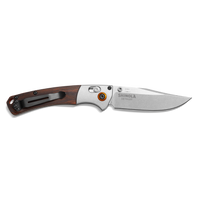 Shinola + Benchmade Mini Crooked River Pocket Knife - Steel