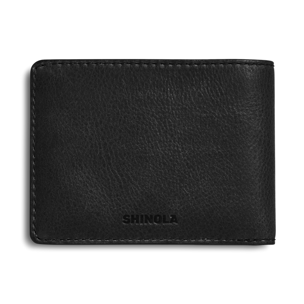 Slim Bifold Wallet - Black