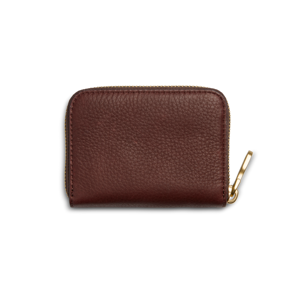 Pocket Small Zip Around Wallet - Merlot