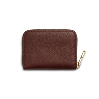 Pocket Small Zip Around Wallet - Merlot