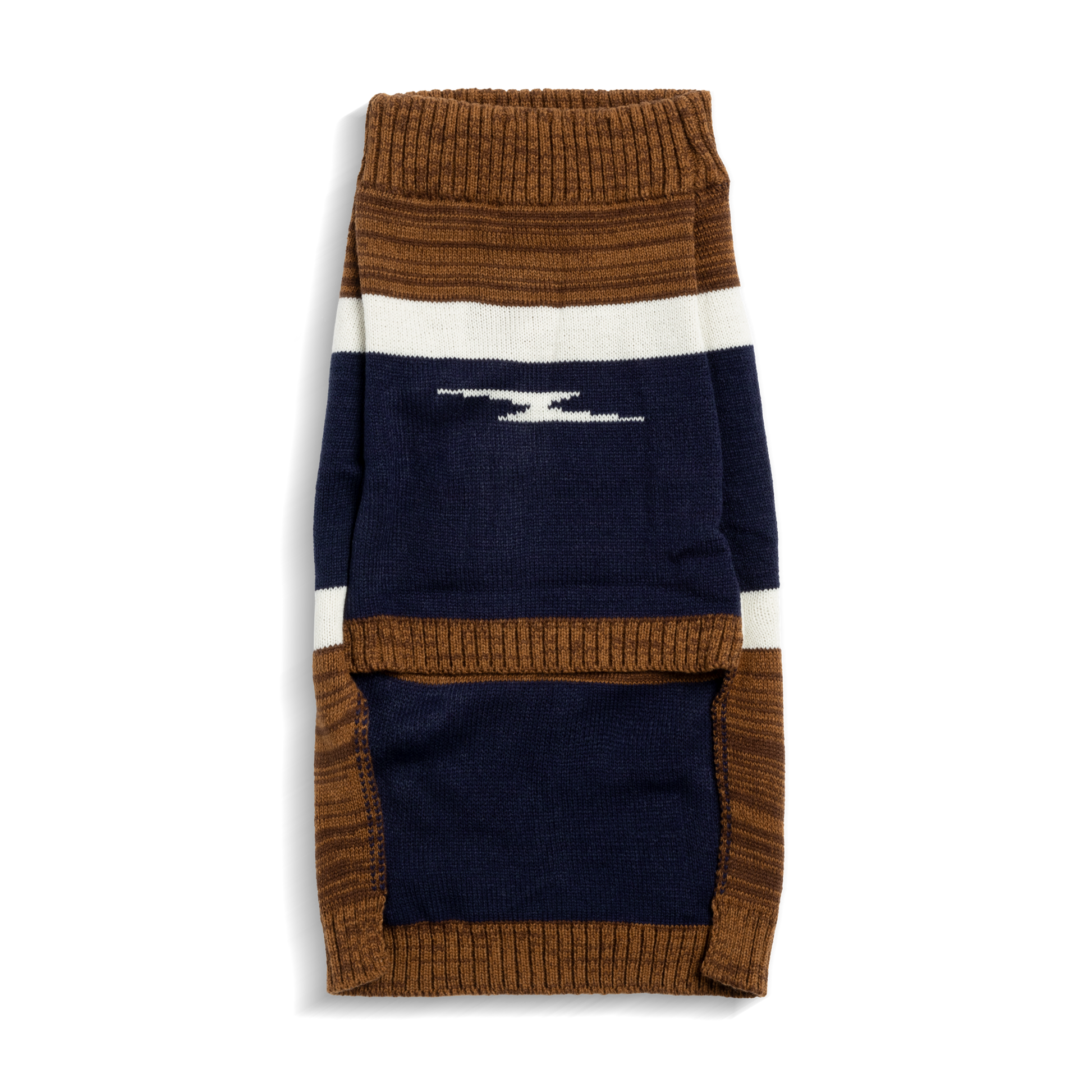 Dog Sweater - Brand Stripe / Tan