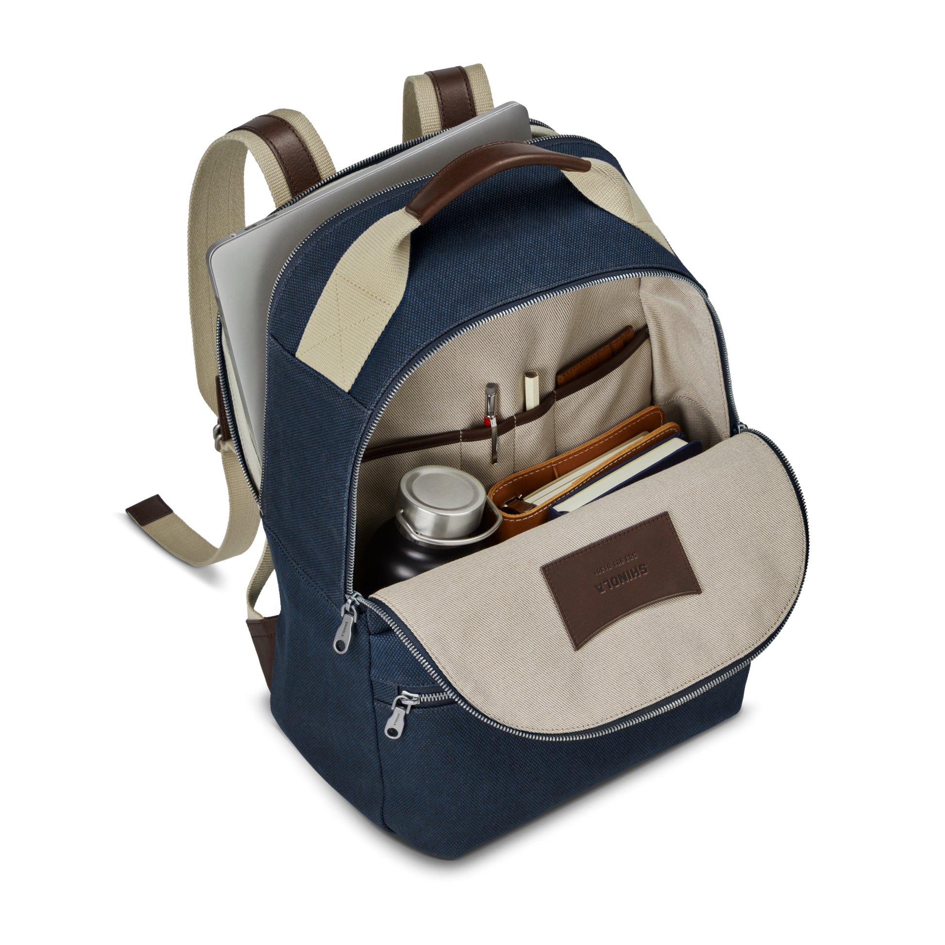 Shinola | Runwell Canvas Backpack | Navy