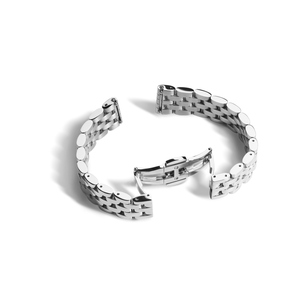 14mm Stainless Steel 5-Link Bracelet - Stainless Steel