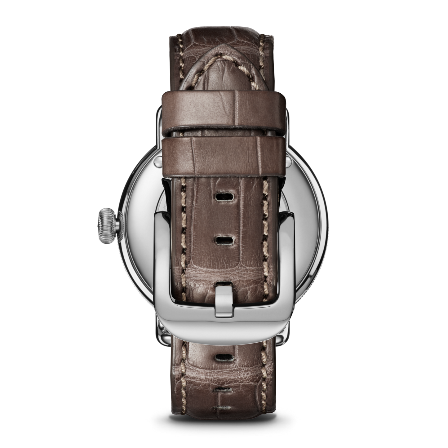 Canfield Watch 38mm - Gray Brown Alligator Strap