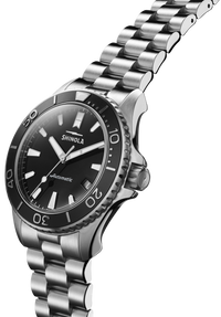 Lake Superior Monster Automatic Watch - Glossy Black