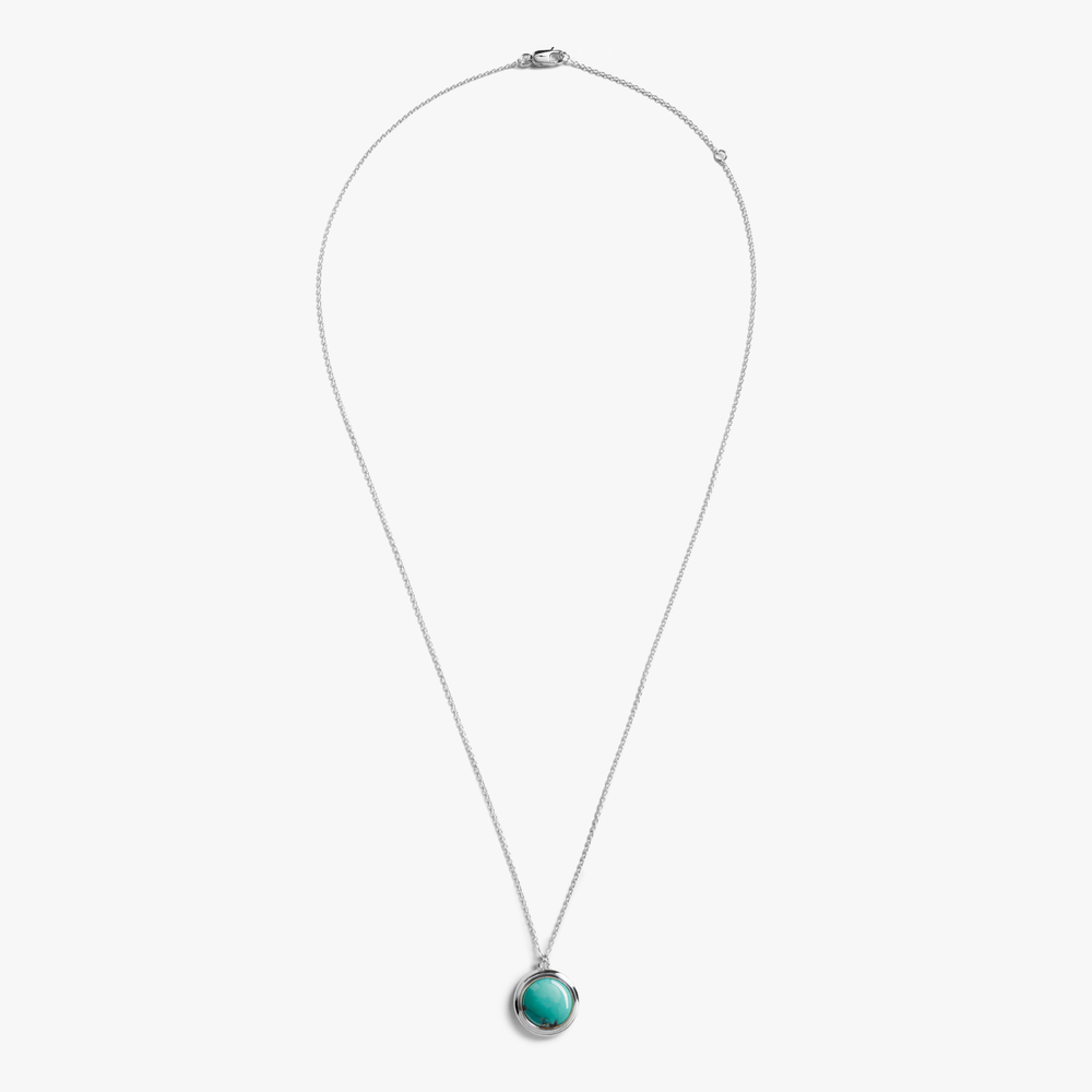 Heirloom Turquoise Pendant Necklace