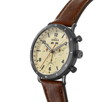 Canfield Sport Chronograph Watch - Light Gray
