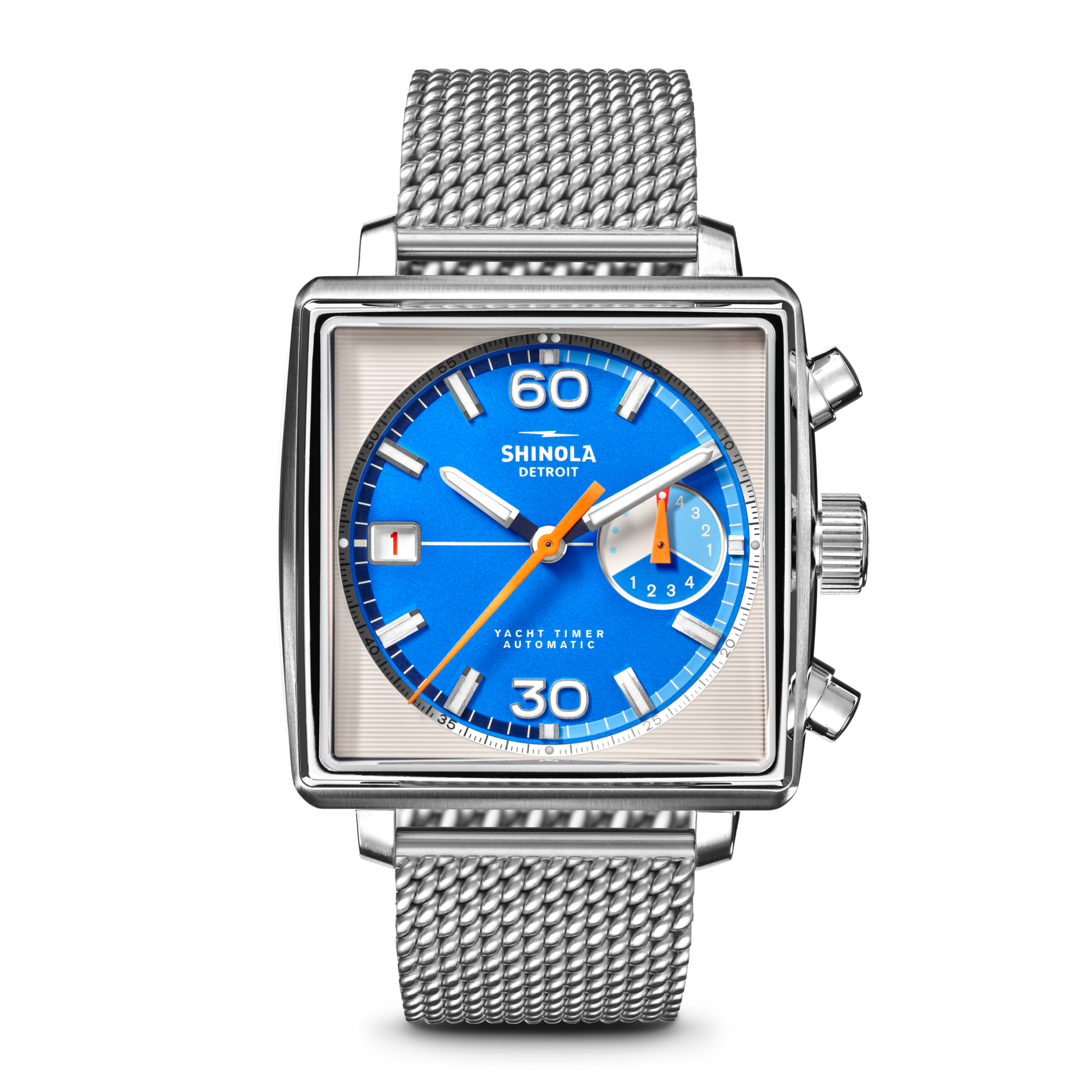 Mackinac Automatic Watch - Off-White / Bermuda Blue