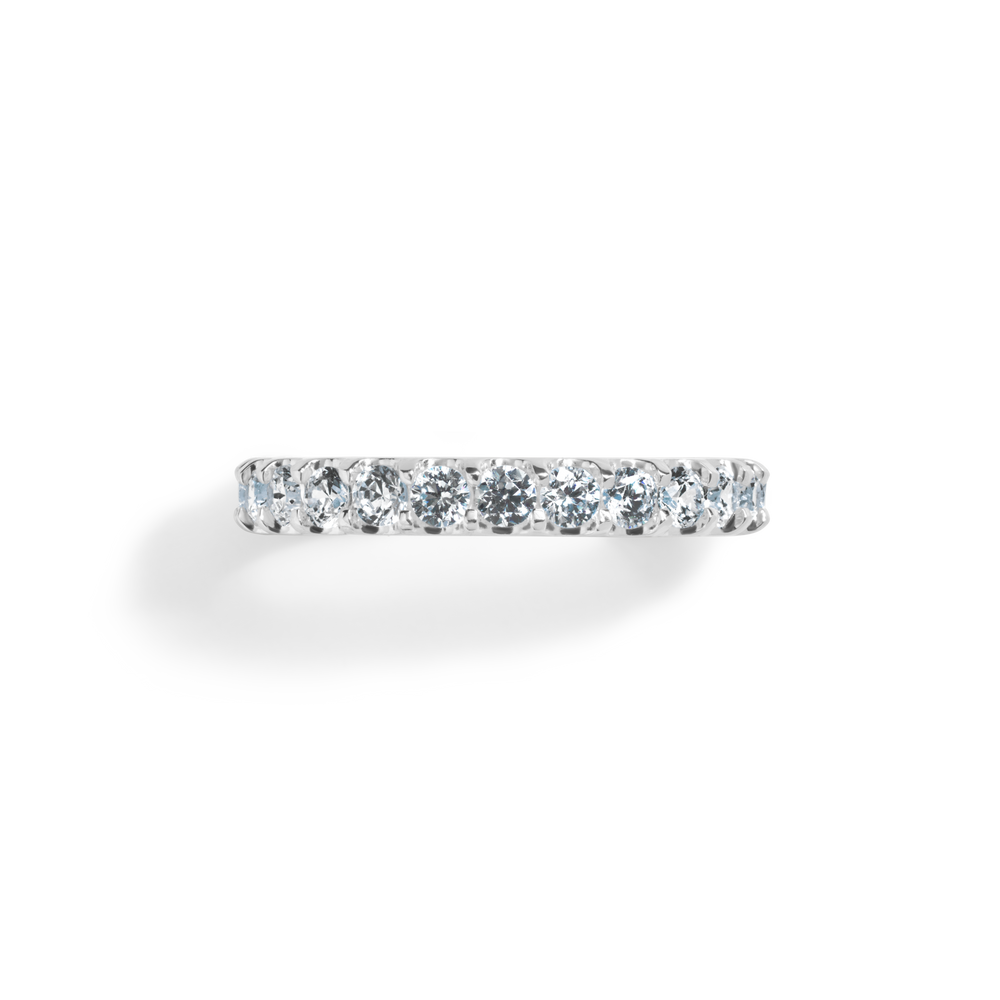 1 Carat Diamond Anniversary Band - White Gold