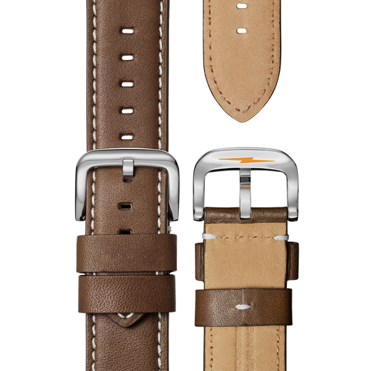 QR Strap: 24/22 Aniline, CN, TT Classic, PoSS - Dark Nut Brown