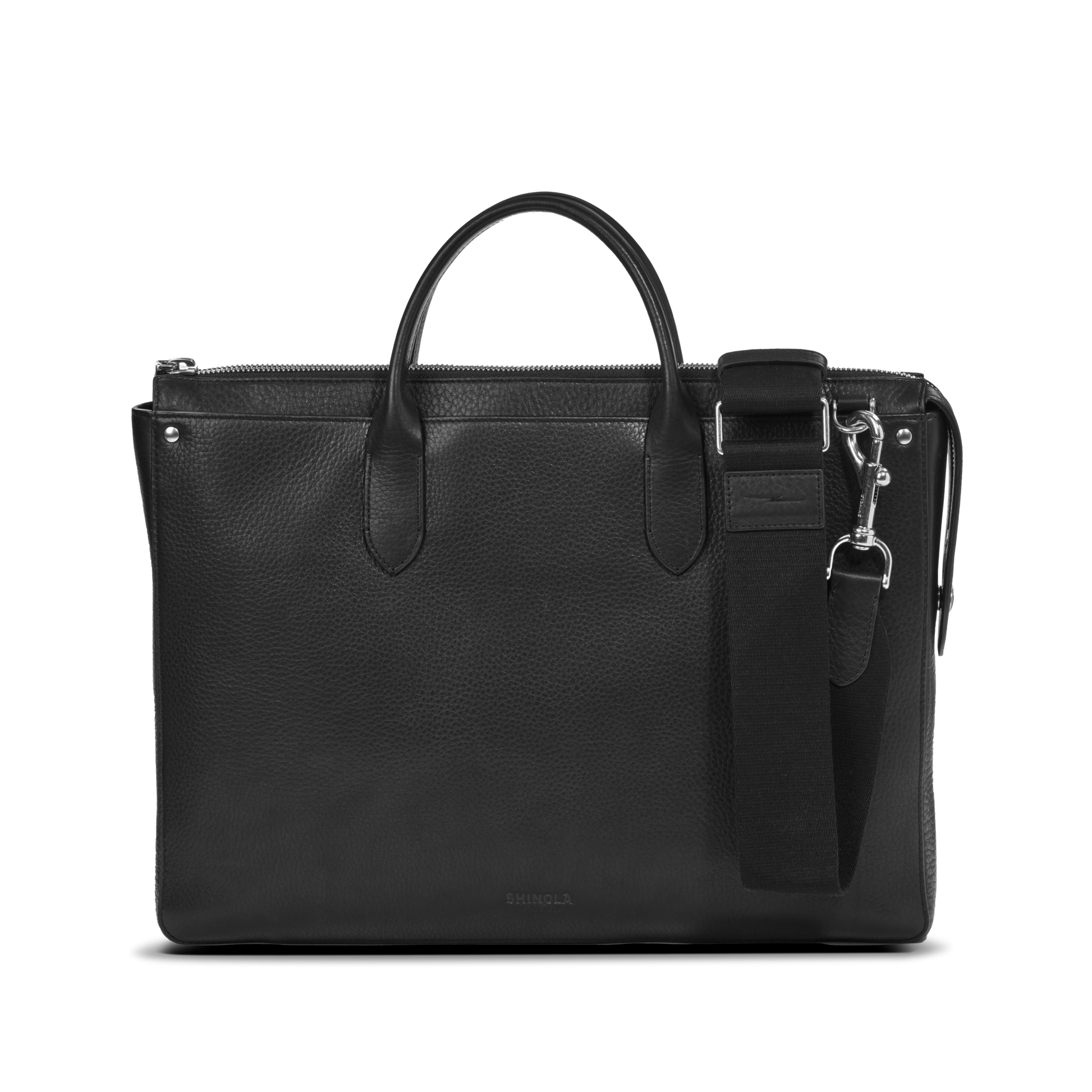 Slim Traveler Briefcase - Black