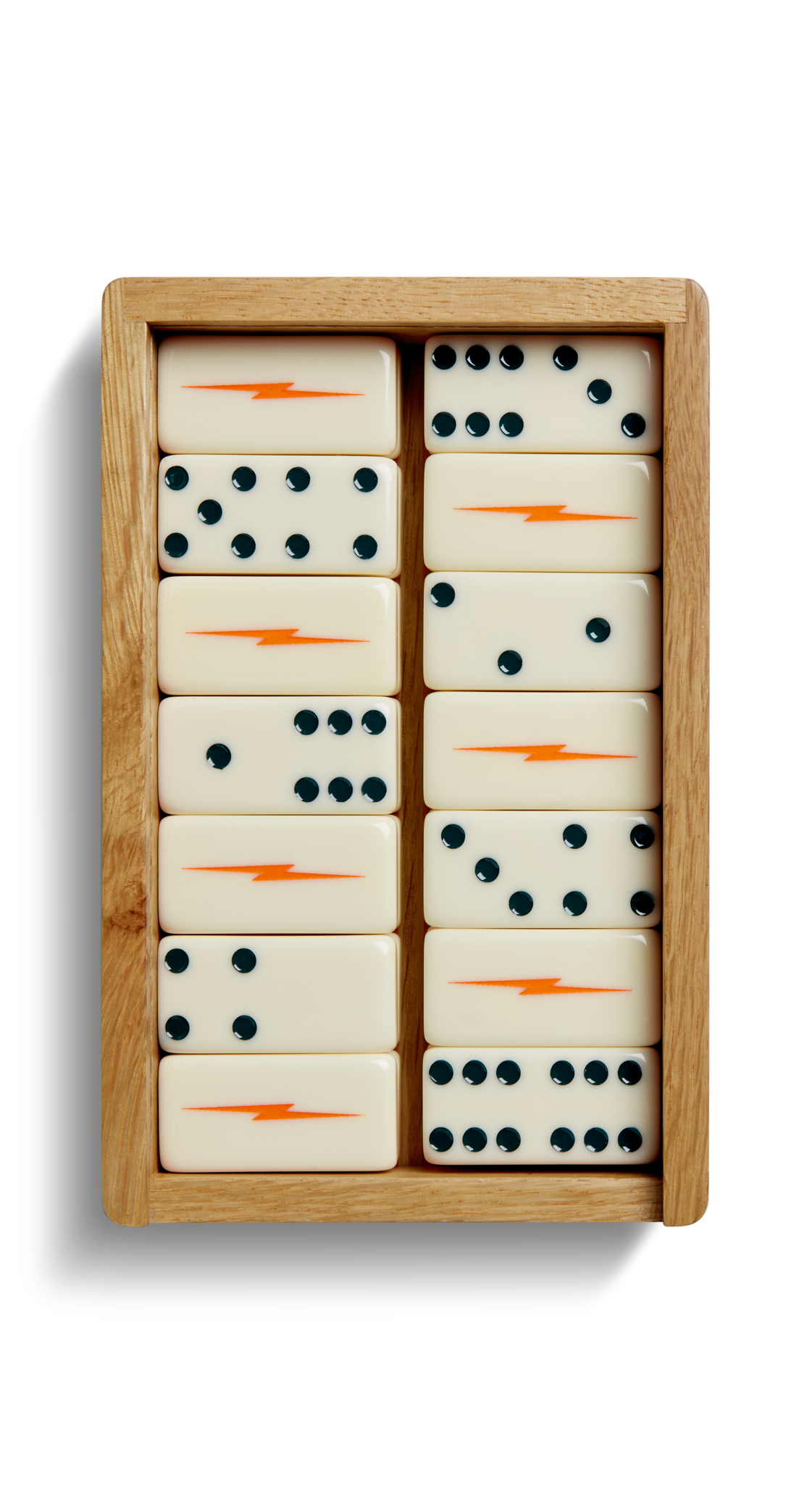 Dominoes Set - Cream / Blue